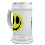 Smiley Face Beer Stein