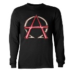 Alpha & Omega Anarchy Symbol Long Sleeve Dark