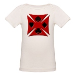 Ace Biker Iron Maltese Cross Organic Baby T-Shirt
