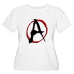 Anarchy Now Women's Plus Size Scoop Neck T-Shirt