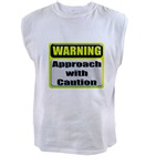Approach With Caution Men's Sleeveless Tee