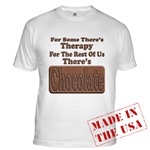 Chocolate Therapy Fitted T-Shirt