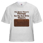 Chocolate Therapy White T-Shirt   