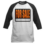 For Sale Sign Baseball Jersey