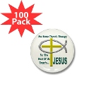 Jesus Therapy Mini Button (100 pack)
