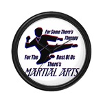 Martial Arts Therapy Wall Clock