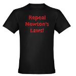 Repeal Newton's Laws Organic Men's Fitted T-Shirt