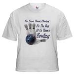 Bowling Therapy White T-Shirt   