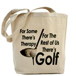 Golf Therapy Tote Bag