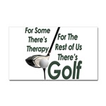 Golf Therapy Rectangular Sticker