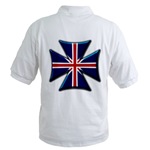 British Biker Cross Golf Shirt