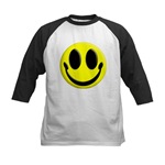 Smiley Face Kids Baseball Jersey