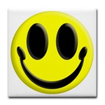 Smiley Face Tile Coaster