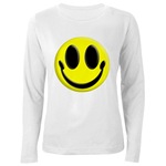 Smiley Face Women's Long Sleeve T-Shirt