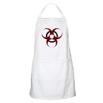 3D Biohazard Symbol Apron