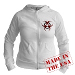 3D Biohazard Symbol Jr. Hoodie