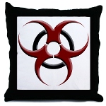 3D Biohazard Warning Symbol