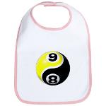 8 Ball 9 Ball Yin Yang Bib