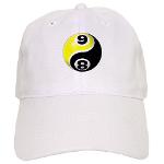 8 Ball 9 Ball Yin Yang Cap