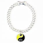 8 Ball 9 Ball Yin Yang Charm Bracelet, One Charm