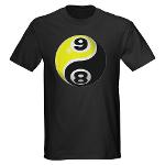 8 Ball 9 Ball Yin Yang Dark T-Shirt
