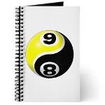 8 Ball 9 Ball Yin Yang Journal