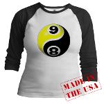 8 Ball 9 Ball Yin Yang Jr. Raglan