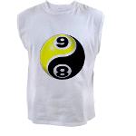 8 Ball 9 Ball Yin Yang Men's Sleeveless Tee