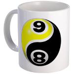 8 Ball 9 Ball Yin Yang Mug