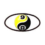 8 Ball 9 Ball Yin Yang Patches