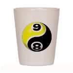 8 Ball 9 Ball Yin Yang Shot Glass