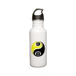 8 Ball 9 Ball Yin Yang Stainless Water Bottle 0.6L