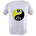 8 Ball 9 Ball Yin Yang Value T-shirt