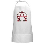 Alpha & Omega Anarchy Symbol BBQ Apron