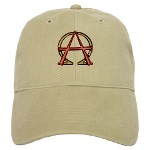 Alpha & Omega Anarchy Symbol Cap