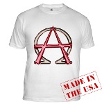 Alpha & Omega Anarchy Symbol Fitted T-Shirt