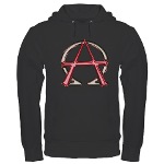 Alpha & Omega Anarchy Symbol Hoodie (dark)