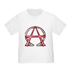 Alpha & Omega Anarchy Symbol Infant/Toddler T-Shir