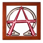 Alpha & Omega Anarchy Symbol Keepsake Box