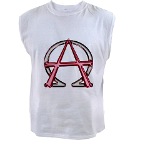 Alpha & Omega Anarchy Symbol Men's Sleeveless Tee