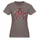 Alpha & Omega Anarchy Symbol Organic Women's Fitte