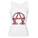 Alpha & Omega Anarchy Symbol Women's Tank Top