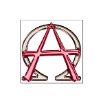 Alpha & Omega Anarchy Symbol Large Poster