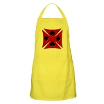 Ace Biker Iron Maltese Cross BBQ Apron