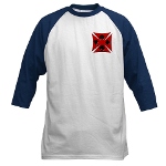 Ace Biker Iron Maltese Cross Baseball Jersey