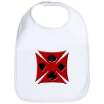 Ace Biker Iron Maltese Cross Bib