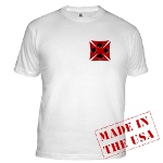 Ace Biker Iron Maltese Cross Fitted T-Shirt