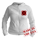 Ace Biker Iron Maltese Cross Jr. Hoodie