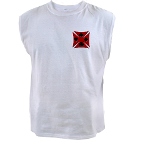 Ace Biker Iron Maltese Cross Men's Sleeveless Tee