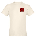 Ace Biker Iron Maltese Cross Organic Cotton Tee